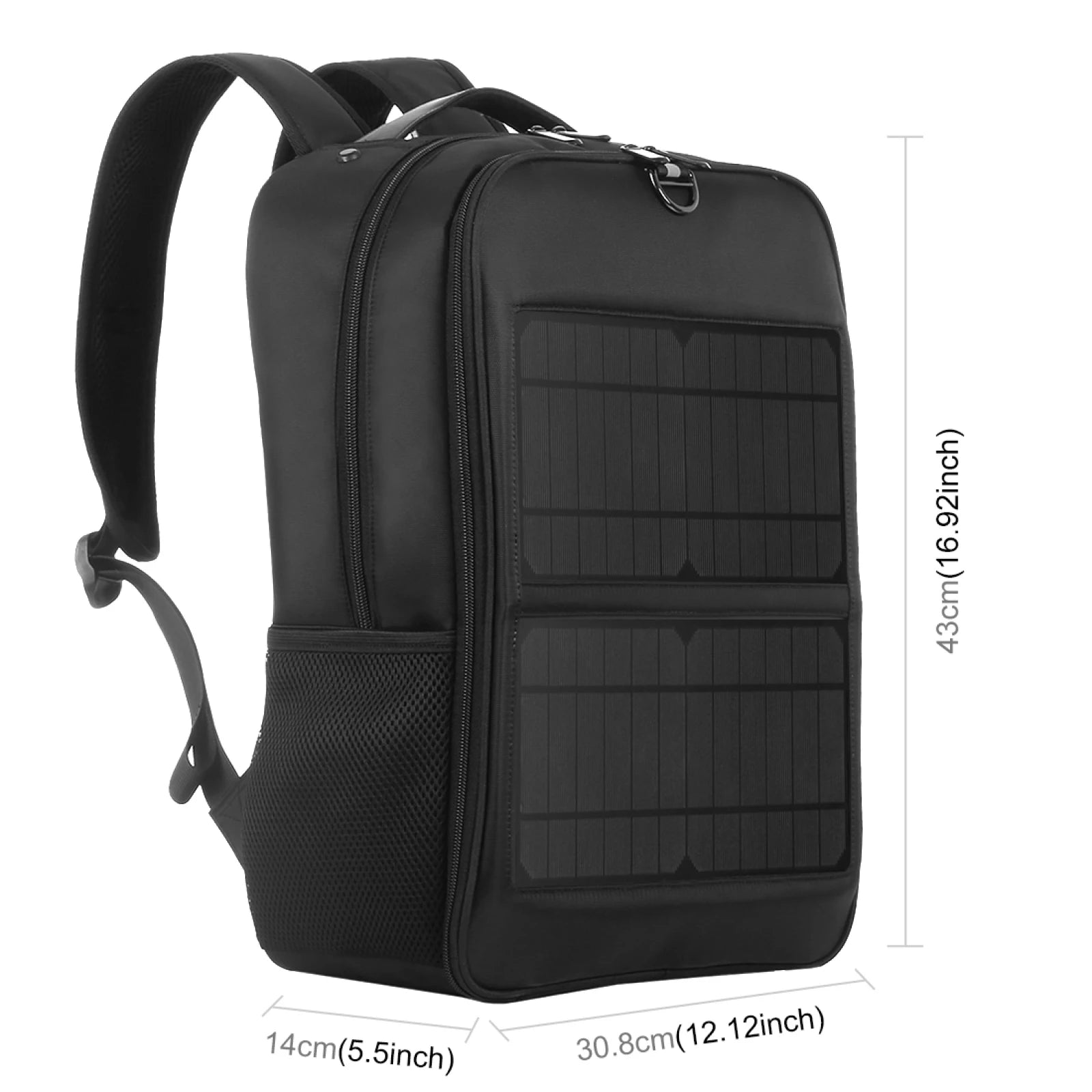 Solar Charging Backpack – 14W Solar Panel